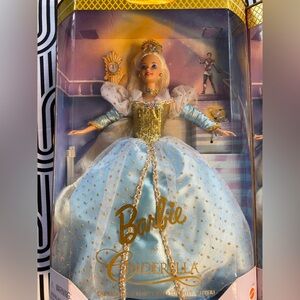 Vintage 1997 Barbie as Cinderella Doll collector edition 16900 NIB NRFB